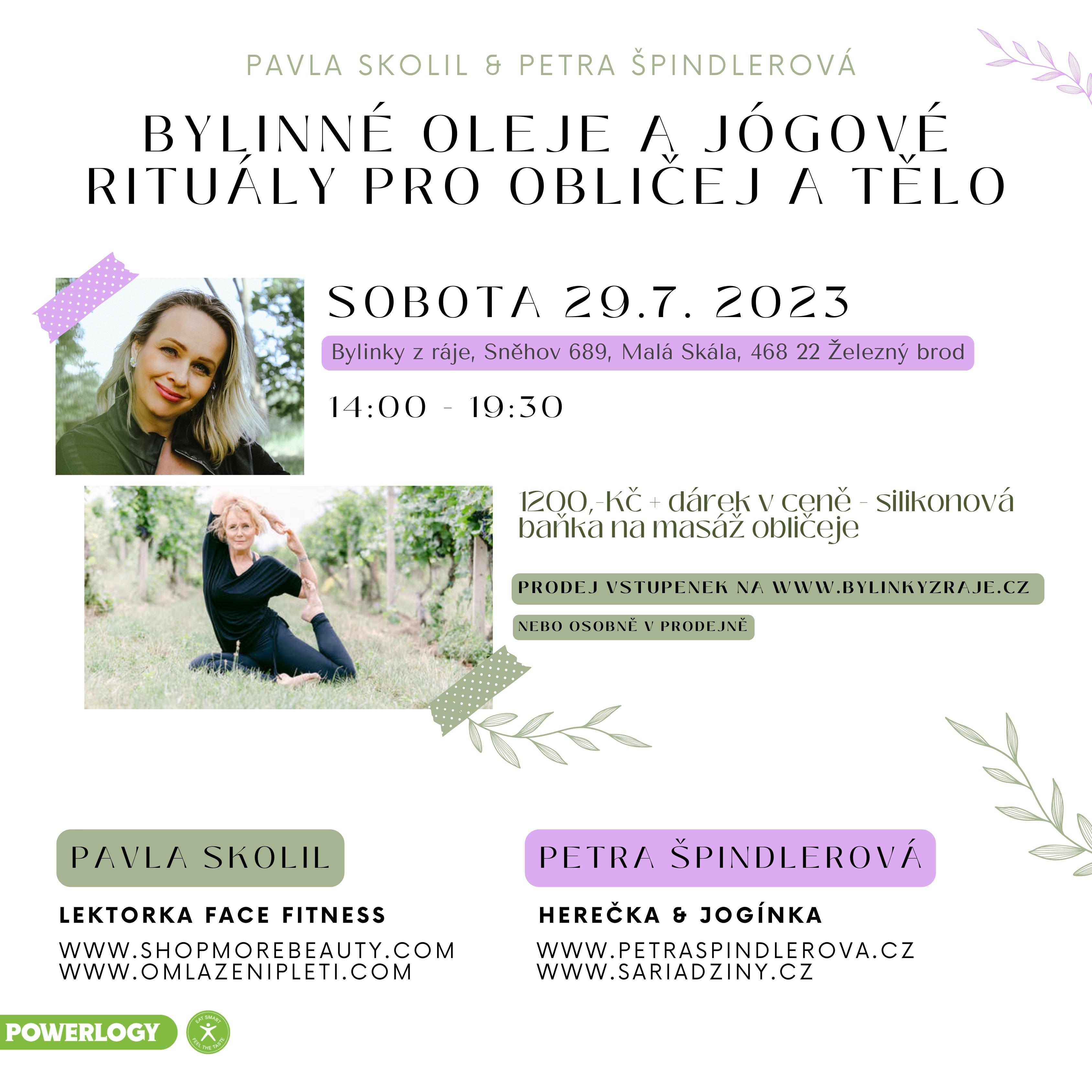 Bylinné oleje a jógové rituály pro obličej a tělo