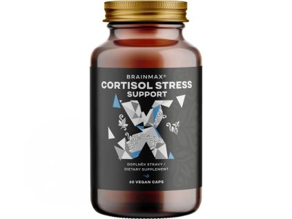 BrainMax Cortisol Stress Support, komplex pro podporu duševního zdraví, 60 rostlinných kapslí