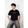 Černé pánské tričko basic s potiskem