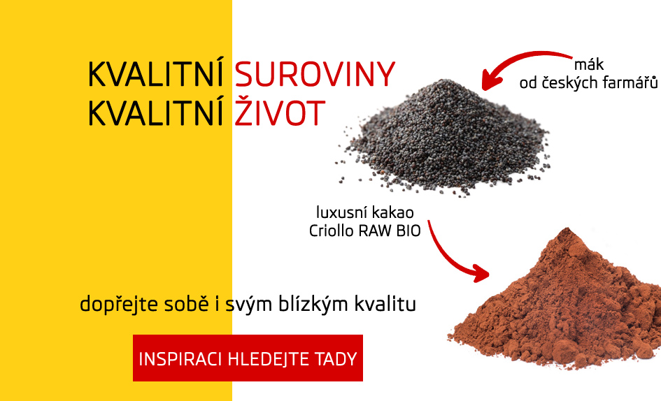 Kakao Criollo a český mák