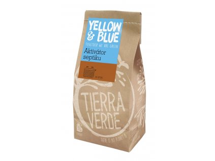 Tierra Verde – Aktivátor septiku (pap. sáček 500 g) (Yellow & Blue)