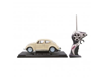 Jamara RC auto VW Beatle 1:18 krémově bílé