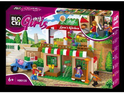 7594 blocki stavebnice my girls lara s pizzeria 264 dilku