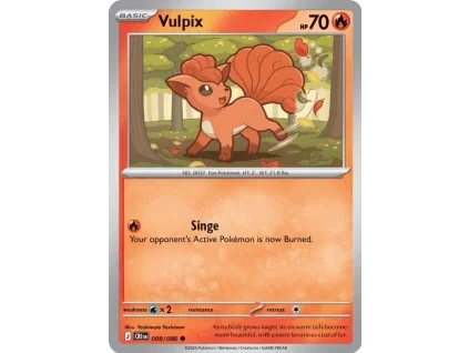 Pokémon TCG: ME04 Chaos Rising - 008/086 Vulpix