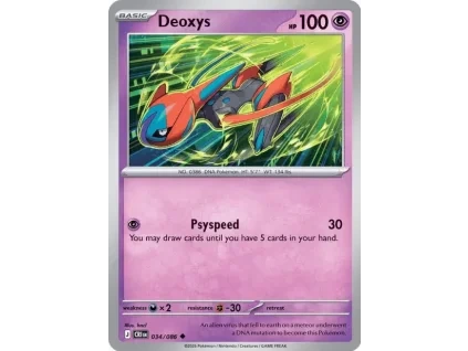 Pokémon TCG: ME04 Chaos Rising - 034/086 Deoxys