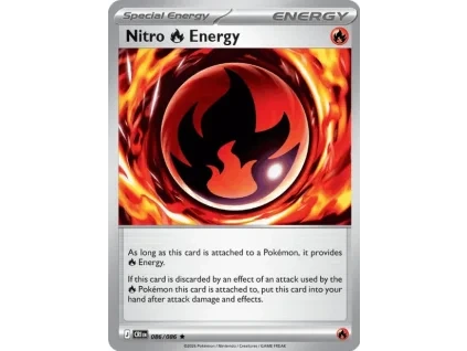 Pokémon TCG: ME04 Chaos Rising - 086/086 Nitro Fire Energy