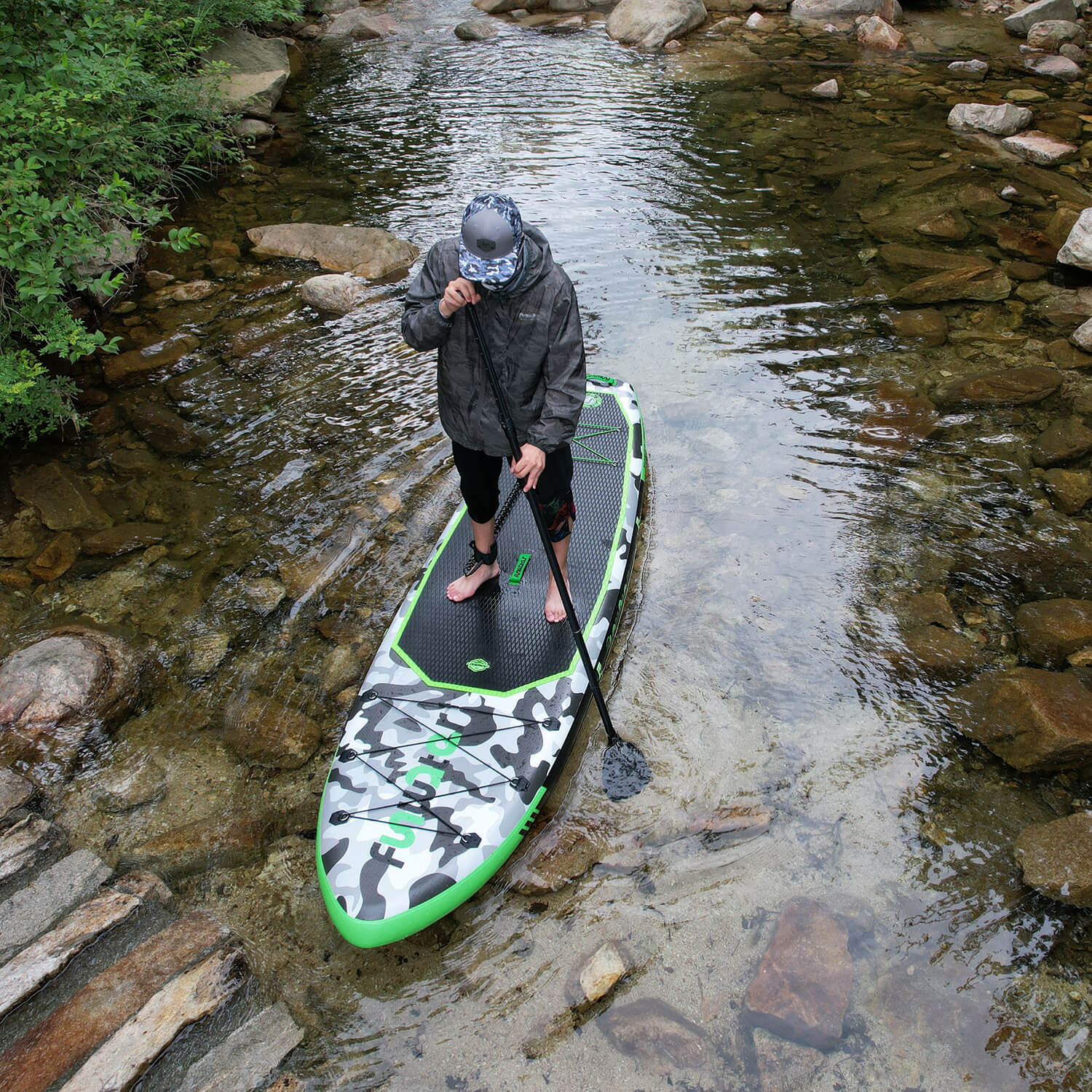 FunWater nafukovací paddleboard HONOR GREEN