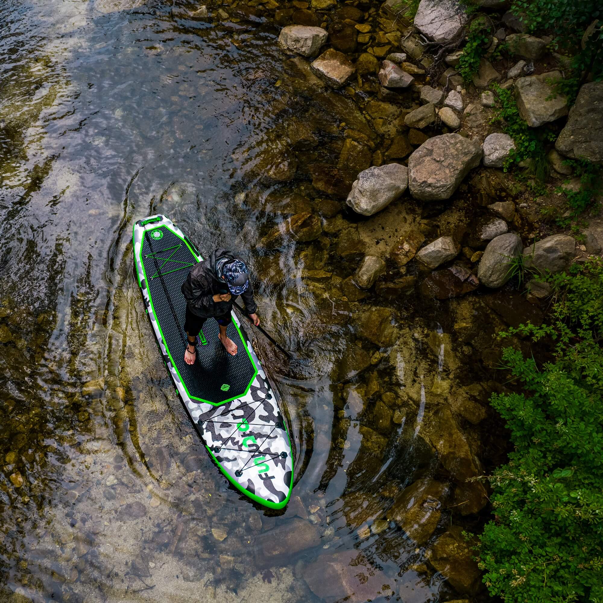 FunWater nafukovací paddleboard HONOR GREEN 3