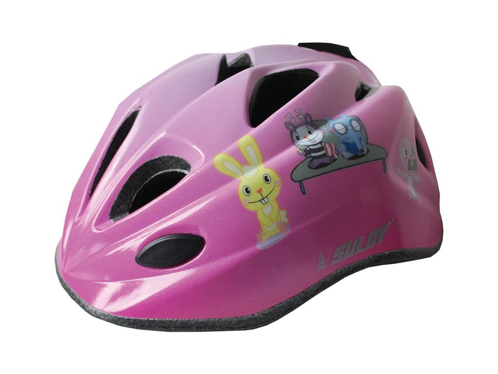 Dětská cyklo helma SULOV® GUAR, růžová