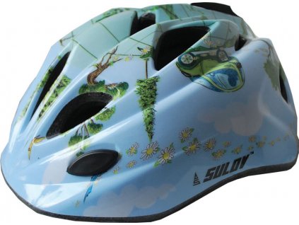 Dětská cyklo helma SULOV® GUAR, modrá