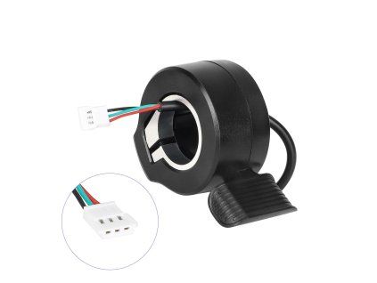 Prstový akcelerátor s Hall senzorem pro elektrické koloběžky