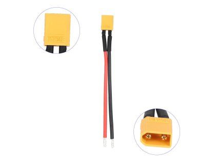 Bateriový kabel s konektorem XT30 (samec), 14 AWG – 100 mm