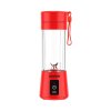 prenosni smoothie mixer 380ml červeny