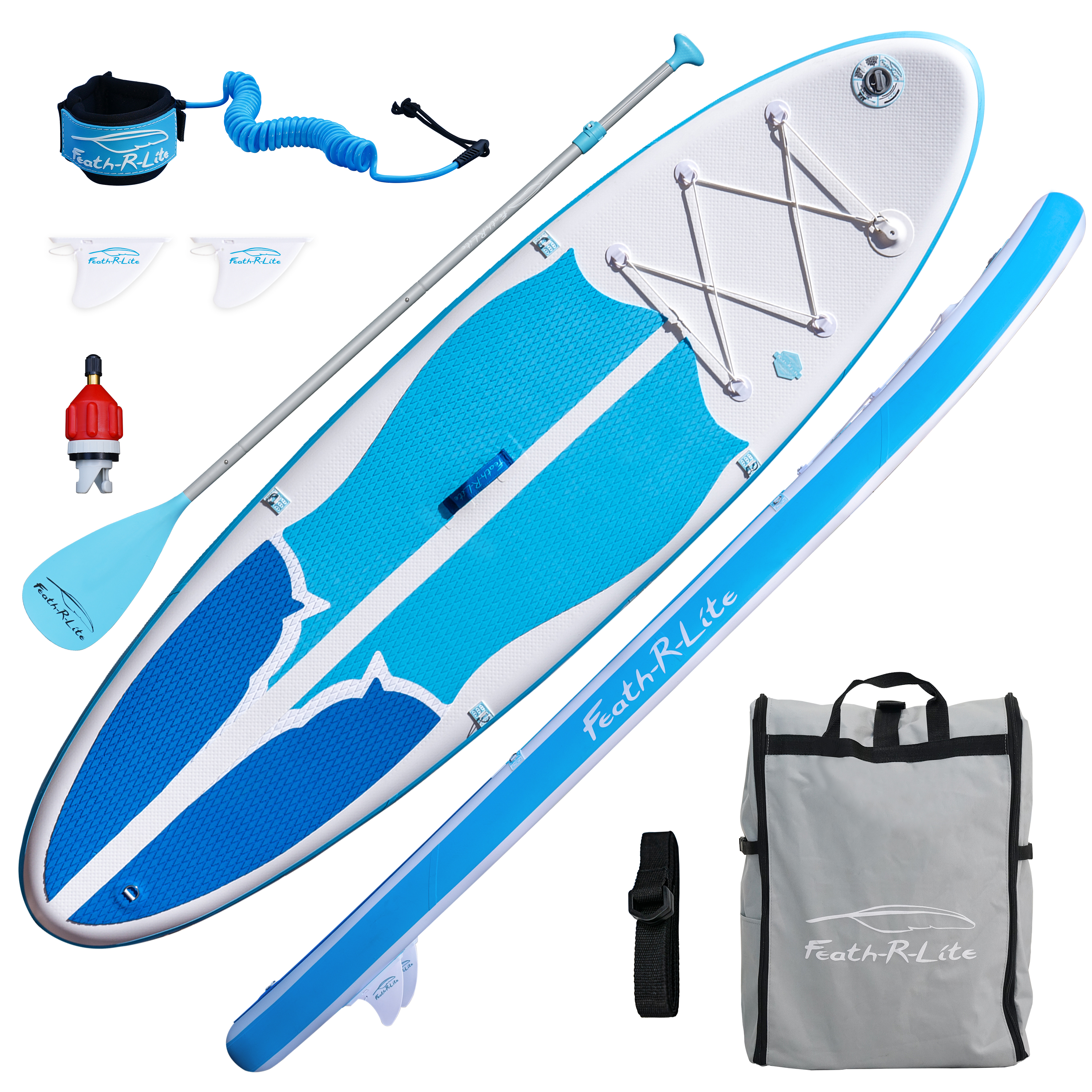 FunWater nafukovací paddleboard MANTA RAY biely
