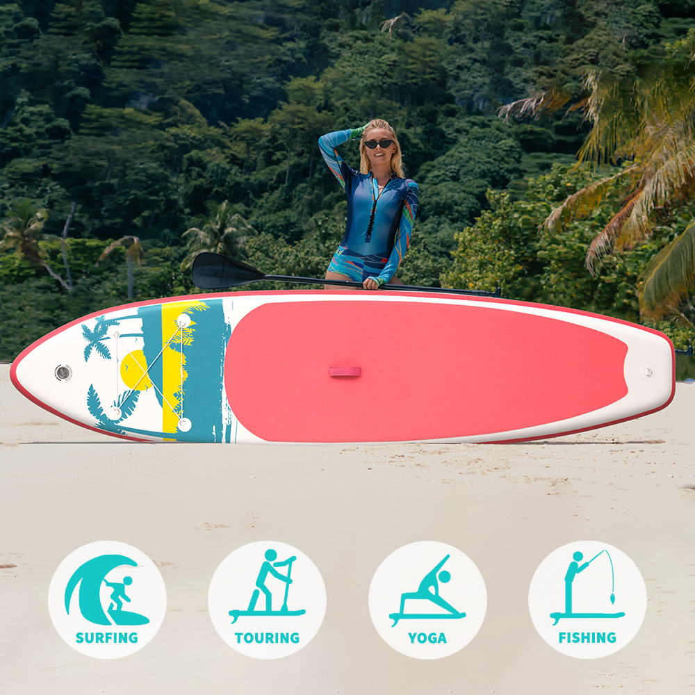 FunWater felfújható evezős deszka PinkPalm335