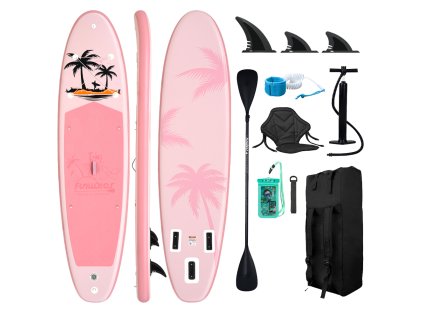 Nafukovací paddleboard FunWater PinkPlam 335*84*15cm