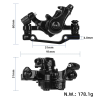 Brzdový strmeň pre 160 mm kotúč – predná brzda
