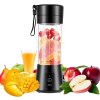usb smoothie mixer prenosny cierny s ovocim