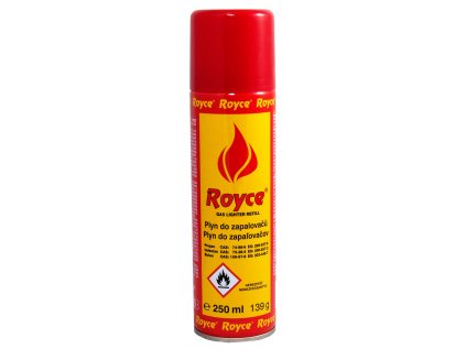 Plyn do zapalovačů Royce GAS 250ml  - 2682,00