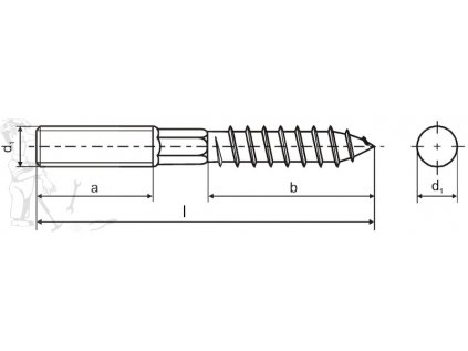 Vrutošroub M 8 x 160 - 05080160