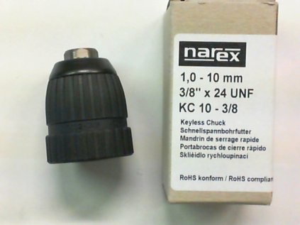 Sklíčidlo rychloupínací 1 - 10 mm/3/8" Narex  - 00614366