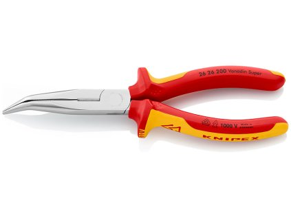 Kleště půlkulaté s břity 200 VDE KNIPEX  - 2626200