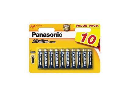 Baterie AA Panasonic 10ks  - 5016,01