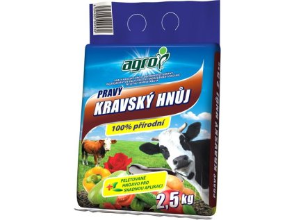 Hnůj kravský gran. 2,5Kg AGRO  - 000778