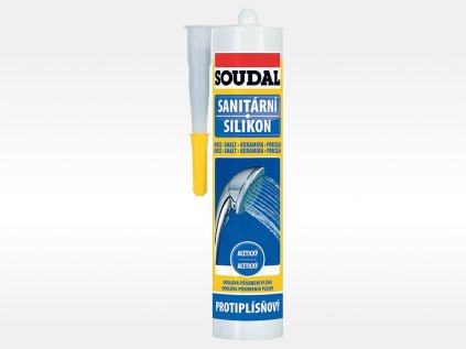 Silikon sanitární bílý 280ml Soudal  - 1220100