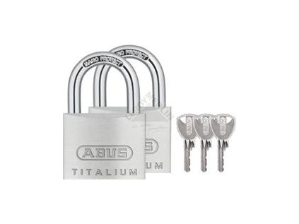 Zámek visaci Dvojče ABUS Titalium 727TI/40 - - 64TI/40Twins