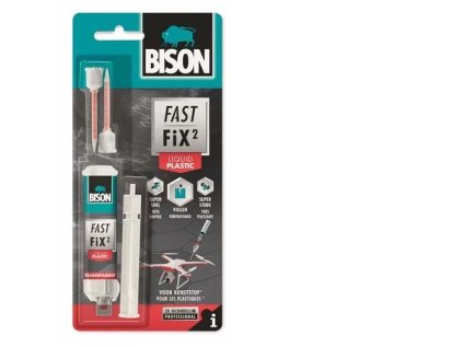 Lepidlo dvousl.BISON fast fix2 plastic 10g  - 35801