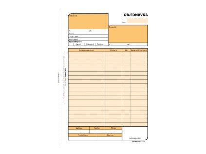 TISKOPIS Objednávka A5 samopropisovací OPTYS  - 1930282