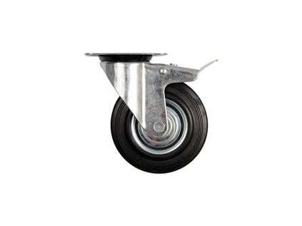Kolo otočné s brzdou pr.100mm 60kg  - TO-87322