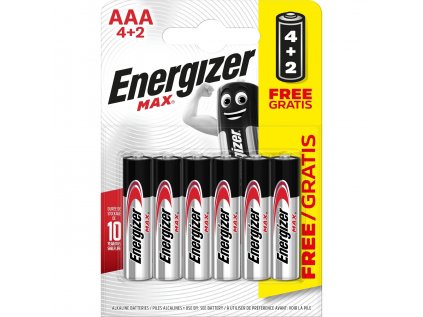 Baterie Energizer AAA 4+2 Max