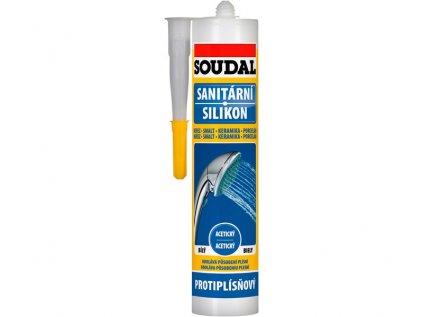 Silikon sanitární šedý 310 ml Soudal  - 1220300