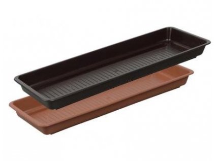 Miska pod truhlík 60cm hnědá - - 3DKK60H