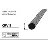 Kulatina 8 vroubkovaná 90 cm  - 1528