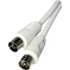 Koax kabel účastnický rovné vidlice 1,25m  - SD3001/S30100
