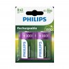 Dobíjecí baterie Philips R20B 3000 mAh/2ks  - 160,00