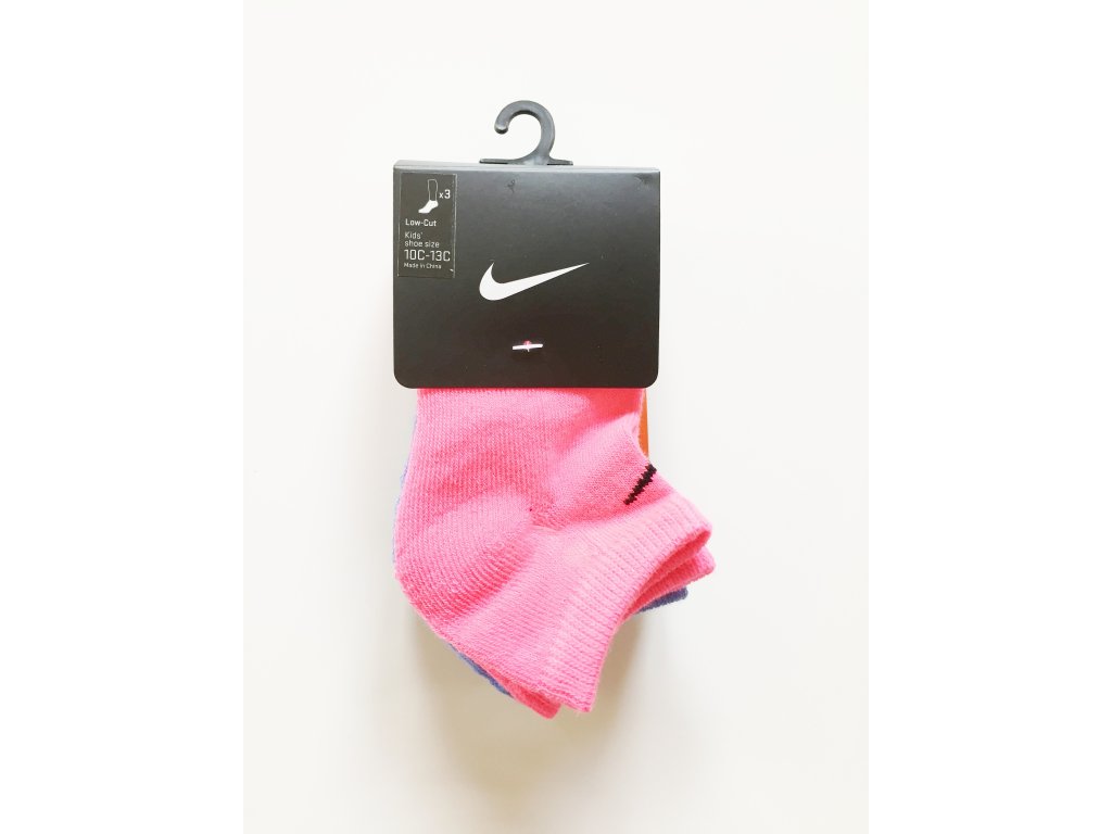 Nike Multicolor dětské sportovní ponožky 3 páry