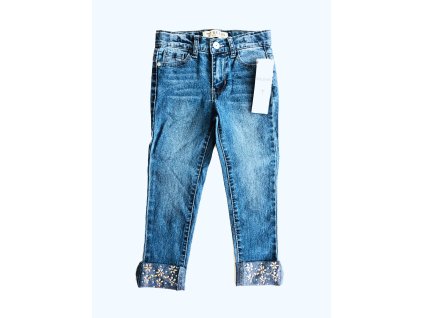 Guess stylové dívčí jeans s kamínky