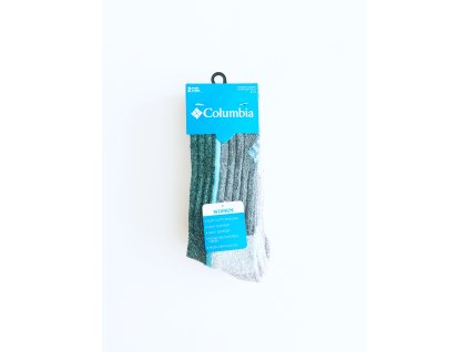 Columbia Soft Cotton Multi pohodlné funkční vysoké ponožky s logem 2 páry