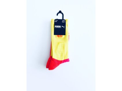Puma Basketball Crew Yellow sportovní funkční ponožky