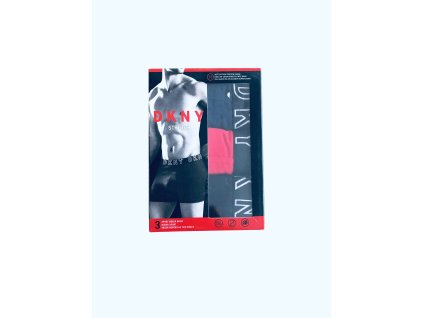 DKNY Stretch Cotton Multi stylové sportovní bavlněné boxerky 3 ksícebarevná M DKN