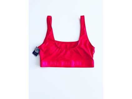 Victoria's Secret PINK Ultimate Red stylová sportovní podprsenka Gym to Swim