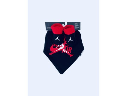 Air Jordan Blck stylový dětský šátek na hlavu Nike Air a ponožky set 2 ks
