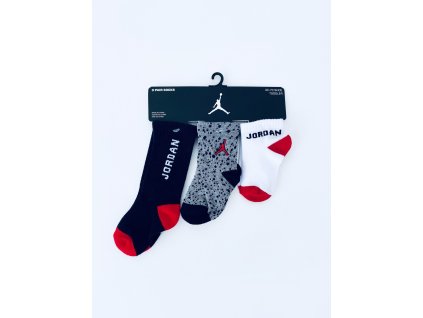 Air Jordan 23 Jumpman Multi stylové dětské sportovní ponožky 3 páry