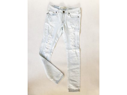 Světle modré stylové jeans