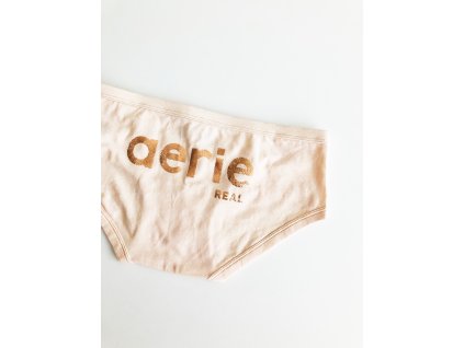 Aerie Real Rosegold pohodlné bavlněné kalhotky Boyshort