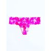 Victoria's Secret PINK Soft Lace růžová krajková tanga